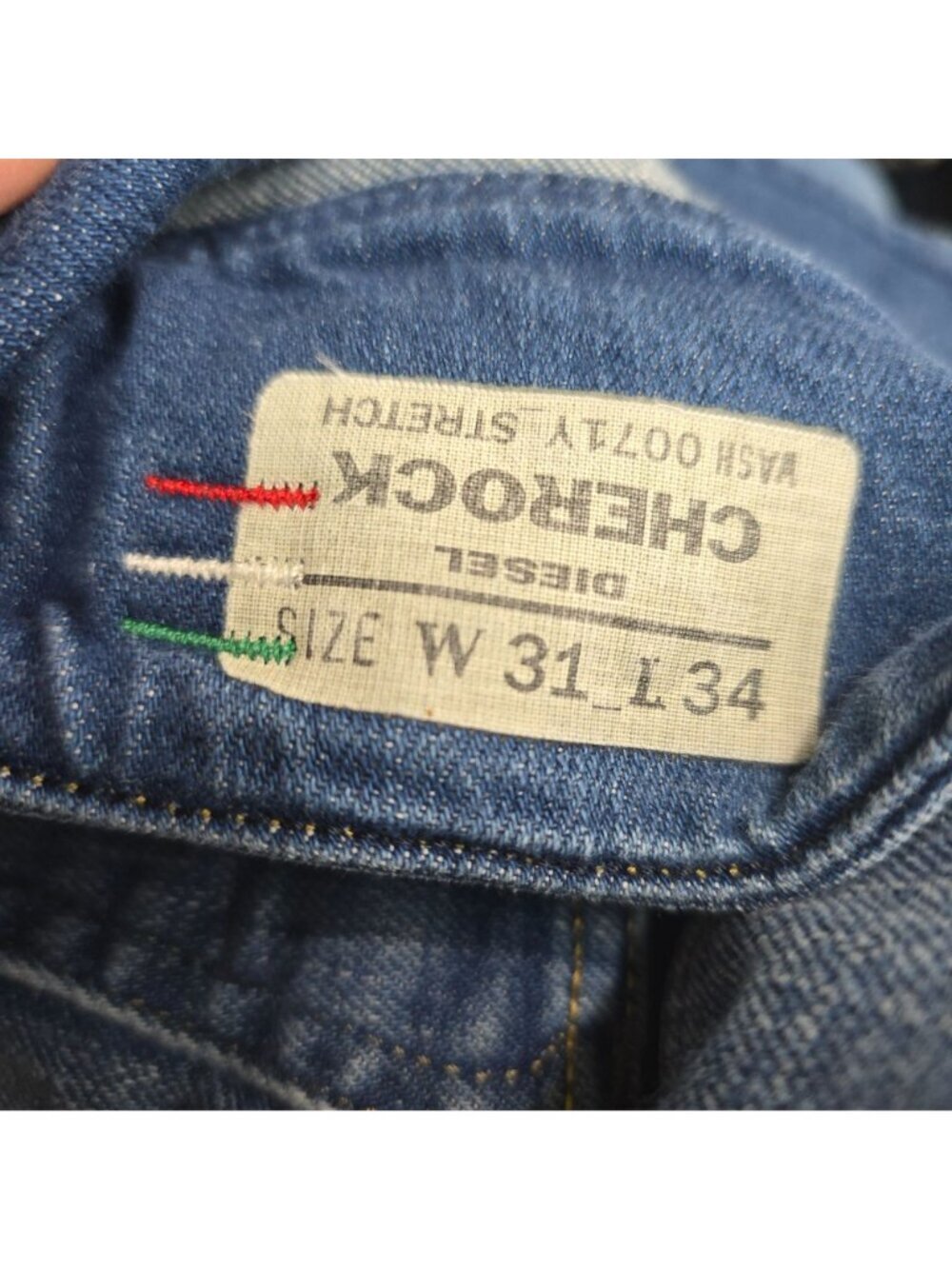 Diesel Cherock Y2K Low Waist Light Blue Bootcut Flared Jeans Women 32x28 - Picture 11 of 12